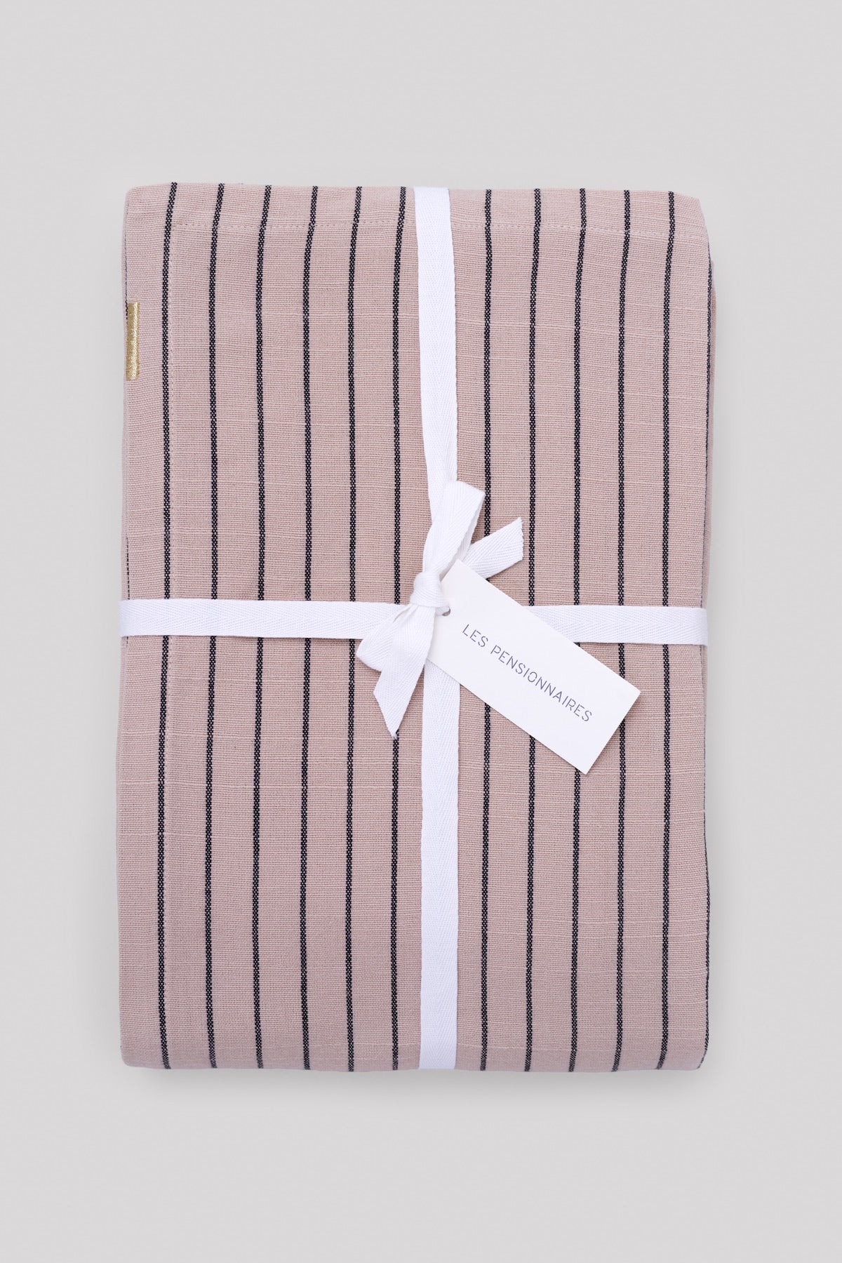 Nappe-rose-rayures-noires-coton-les-pensionnaires
