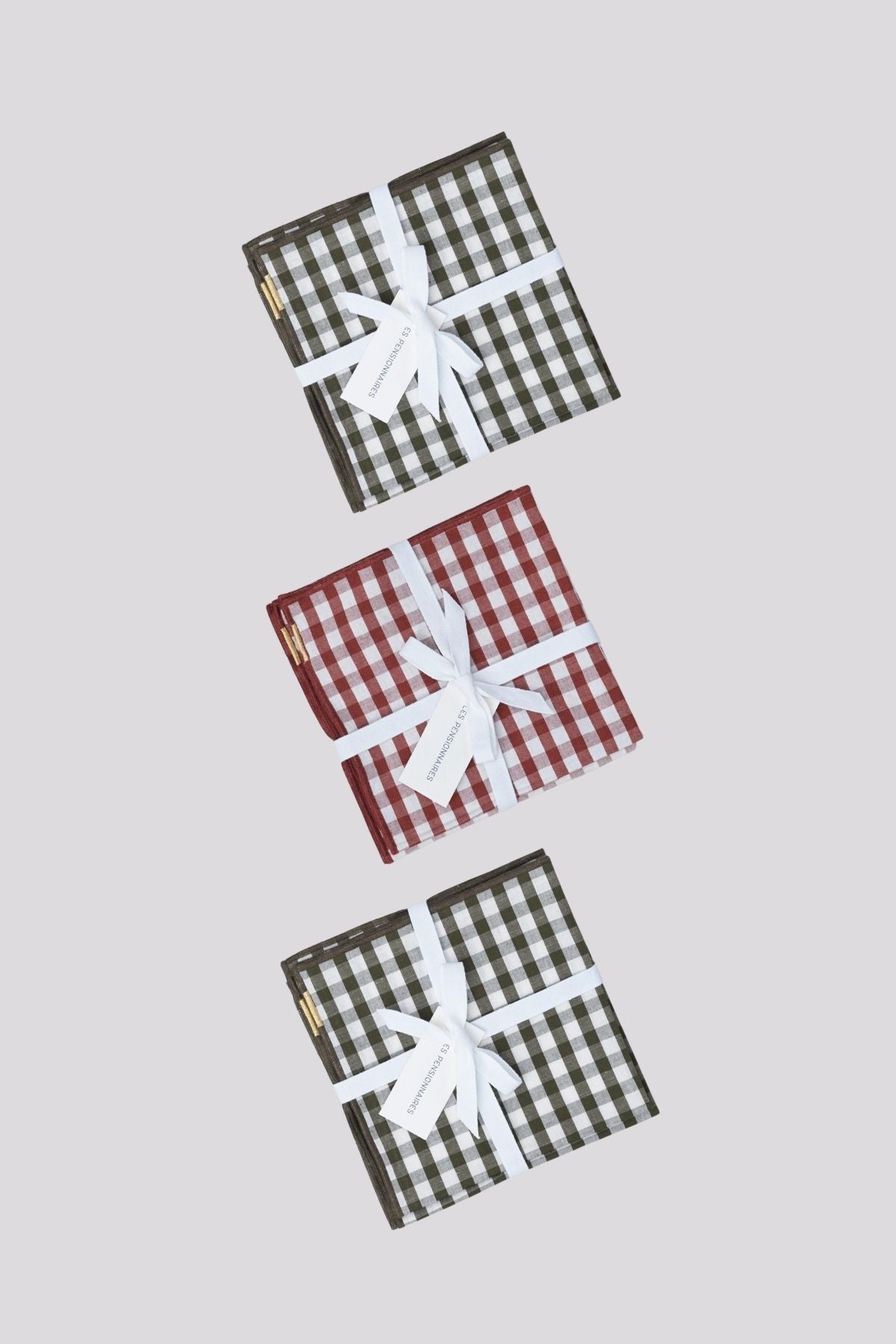coffret-serviettes-de-table-vichy-rouille-et-vert